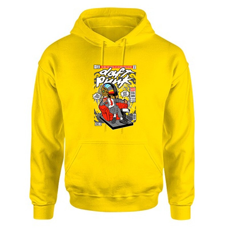 Daft Punk Unisex Kapucnis Pulcsi