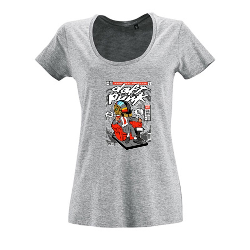 Daft Punk Női O Nyakú Póló