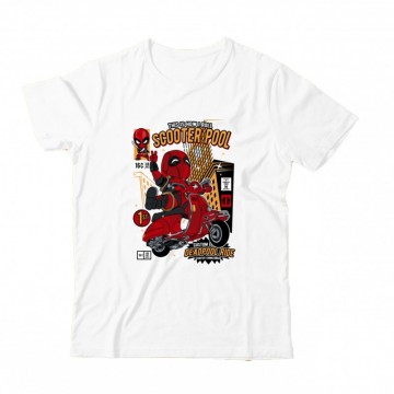 Deadpool Scooter Pool Gyermek Póló