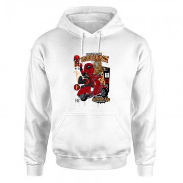 Deadpool Scooter Pool Unisex Kapucnis Pulcsi