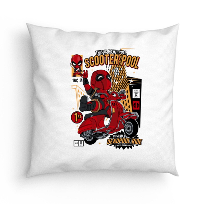 Deadpool Scooter Pool Párna