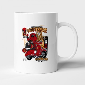 Deadpool Scooter Pool Bögre