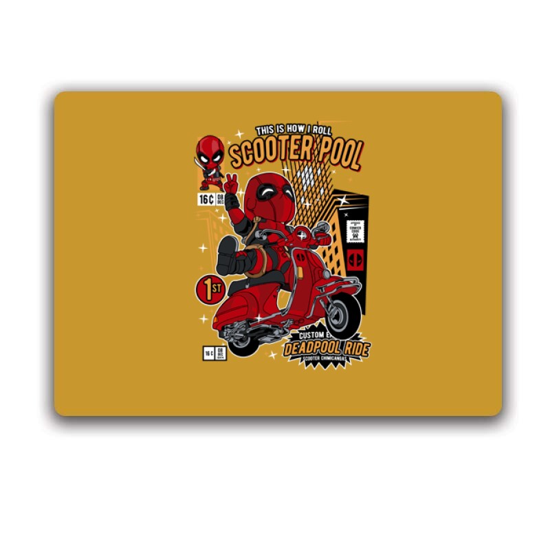 Deadpool Scooter Pool Egérpad