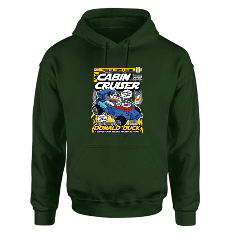 Cabin Cruiser Donald Duck Unisex Kapucnis Pulcsi