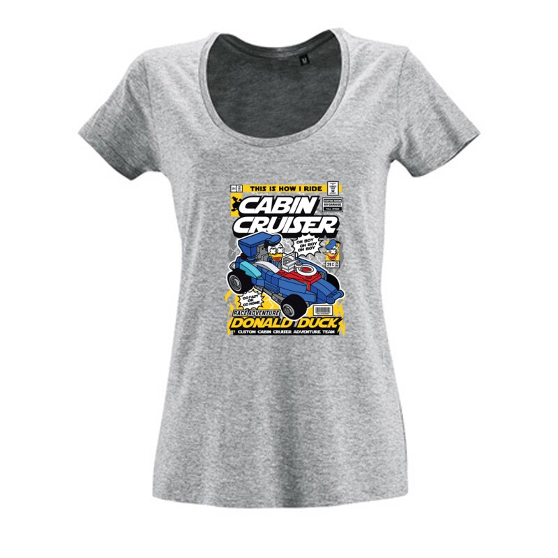 Cabin Cruiser Donald Duck Női O Nyakú Póló