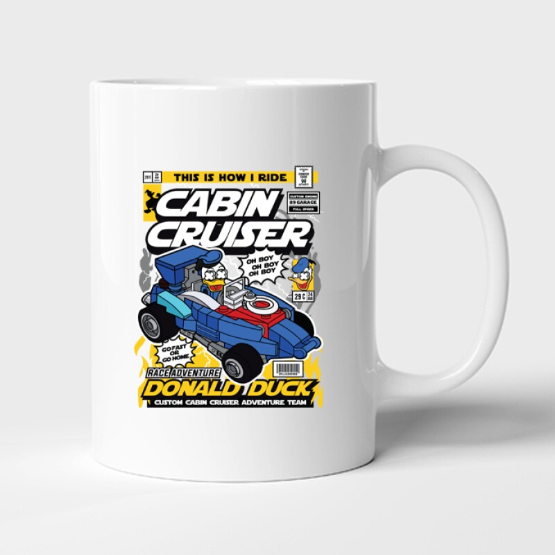 Cabin Cruiser Donald Duck Bögre