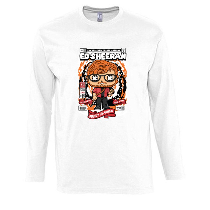 Ed Sheeran Hosszú Ujjú Póló