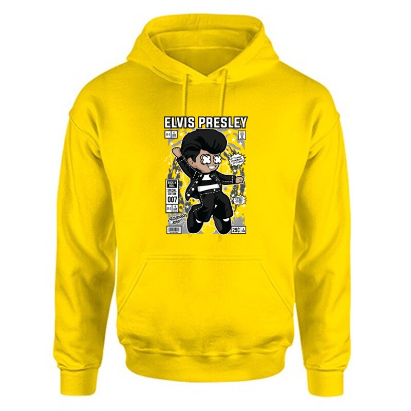 Elvis Presley Unisex Kapucnis Pulcsi