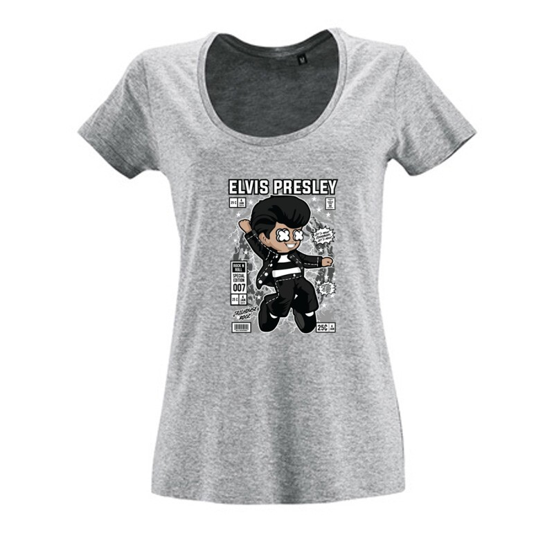 Elvis Presley Női O Nyakú Póló