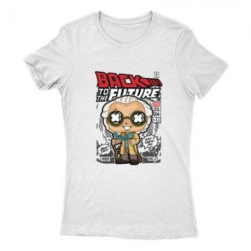 Emmett Brown Back to the future Női Póló