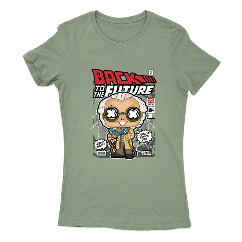 Emmett Brown Back to the future Női Póló