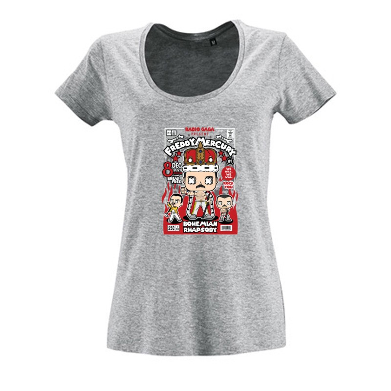 Bohemian rhapsody Freddie Mercury Női O Nyakú Póló