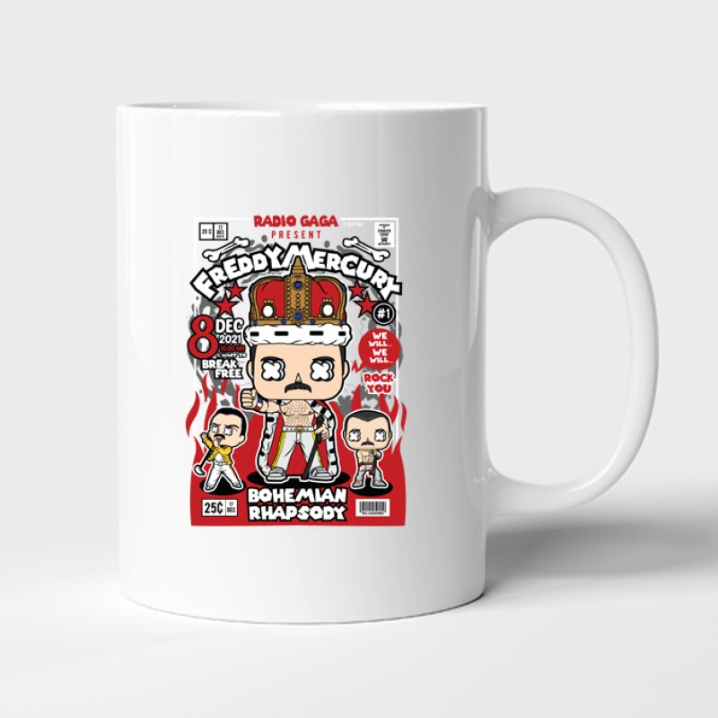 Bohemian rhapsody Freddie Mercury Bögre