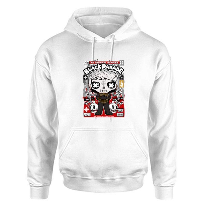 Black Parade Unisex Kapucnis Pulcsi