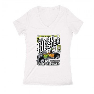 Goofy Turbo Tubster Női V Kivágott póló