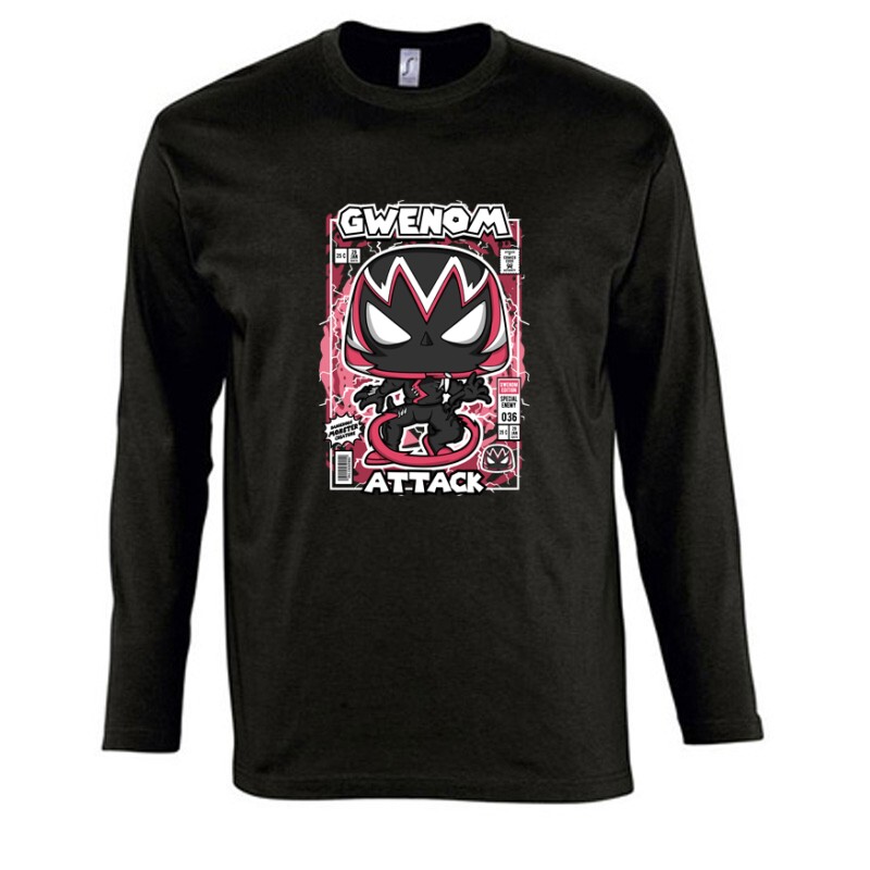 Gwenom Attack Hosszú Ujjú Póló