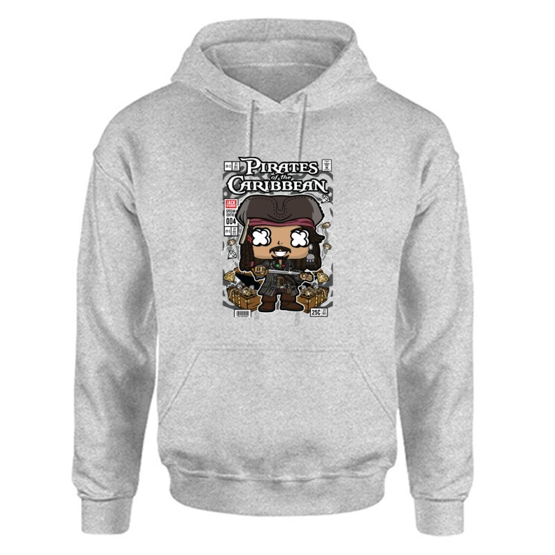 Pirates of the Caribbean Unisex Kapucnis Pulcsi
