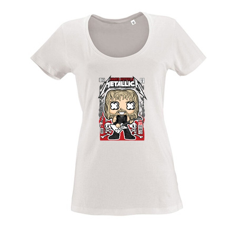 James Hetfield Metallica Női O Nyakú Póló