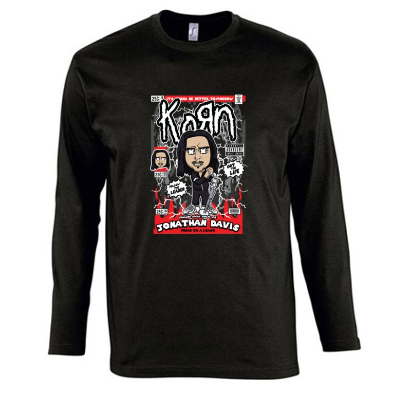 Jonathan Davis Korn Hosszú Ujjú Póló