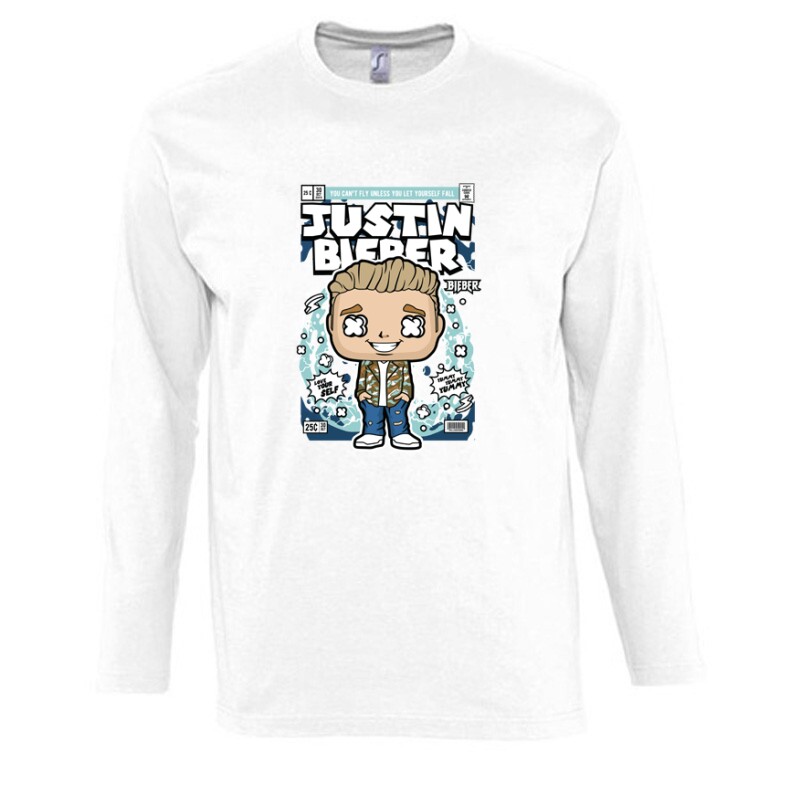 Justin Bieber Hosszú Ujjú Póló