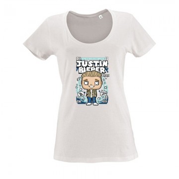 Justin Bieber Női O Nyakú Póló