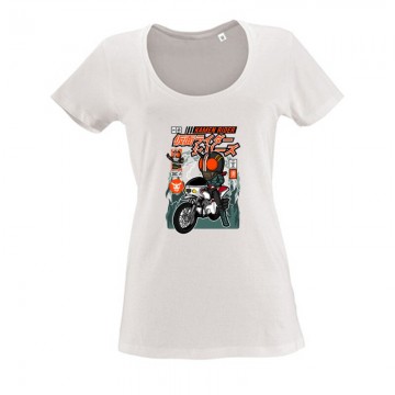 Kamen rider Női O Nyakú Póló