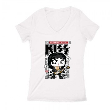 Kiss Női V Kivágott póló