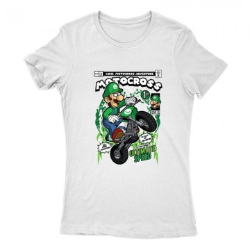 Luigi Motocross Női Póló