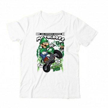 Luigi Motocross Gyermek Póló