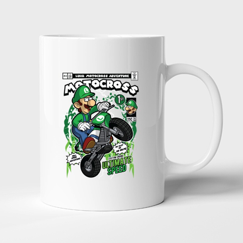 Luigi Motocross Bögre