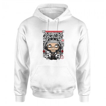 Marilyn Manson Unisex Kapucnis Pulcsi