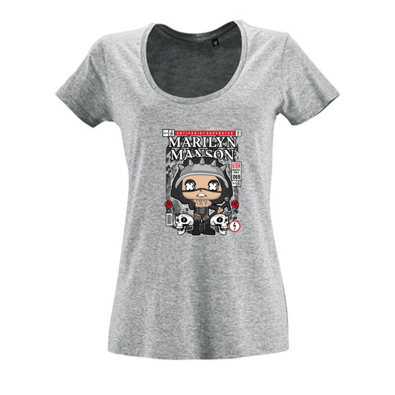 Marilyn Manson Női O Nyakú Póló