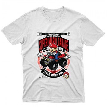 Super Mario garage Unisex Póló