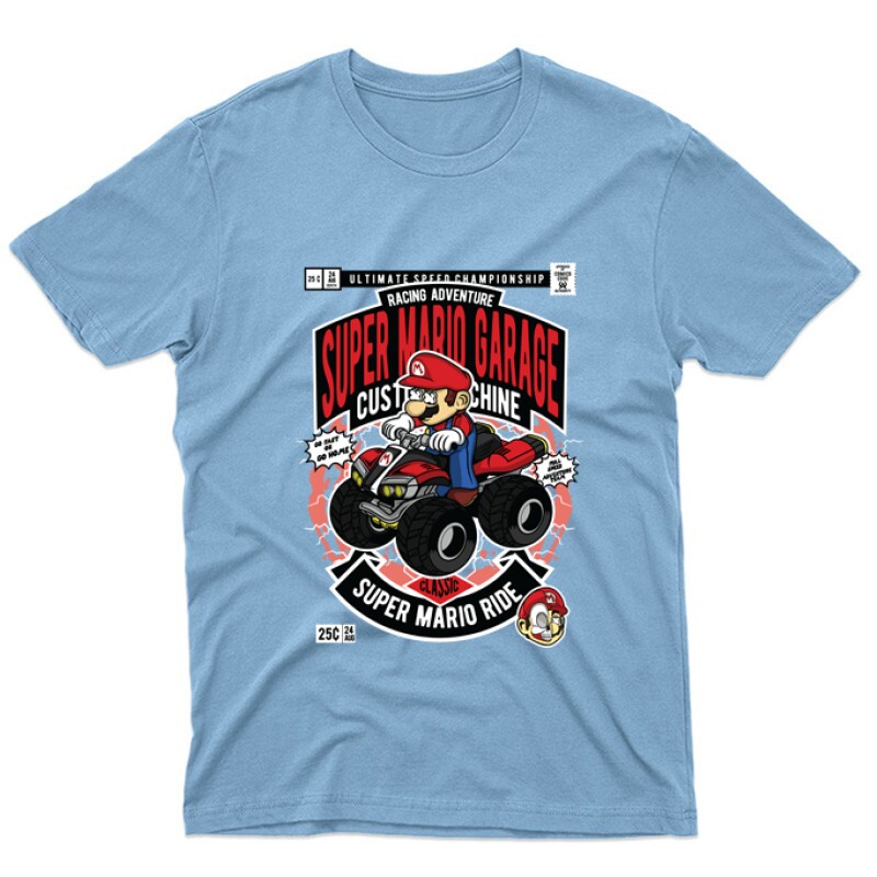Super Mario garage Unisex Póló