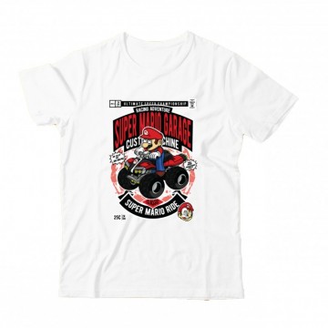 Super Mario garage Gyermek Póló