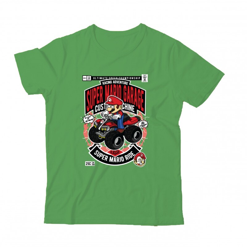 Super Mario garage Gyermek Póló