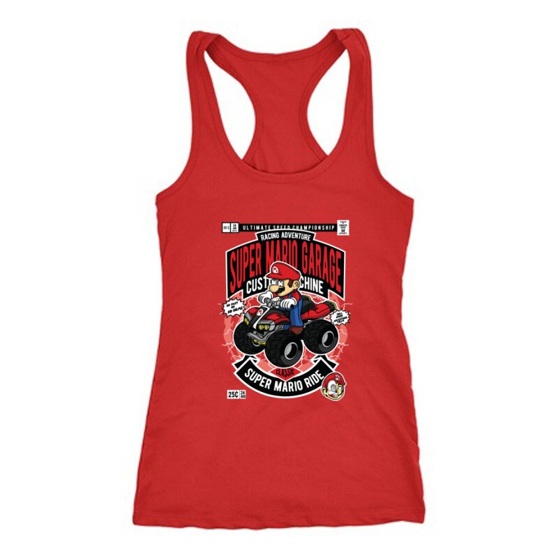 Super Mario garage Női Trikó