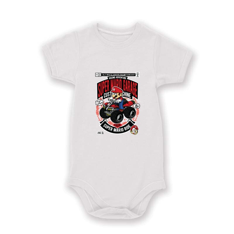 Super Mario garage Baby Body
