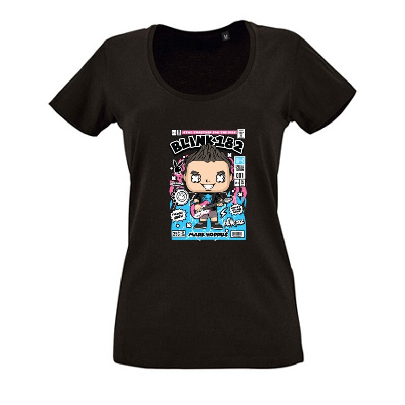 Mark Hoppus Blink 182 Női O Nyakú Póló