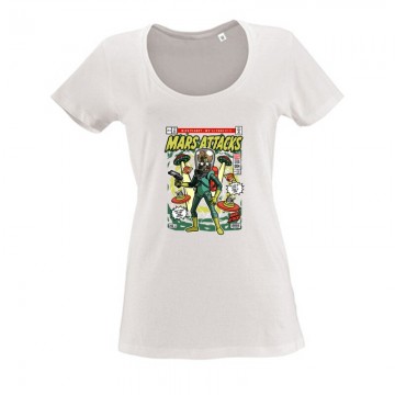 Mars Attacks Női O Nyakú Póló