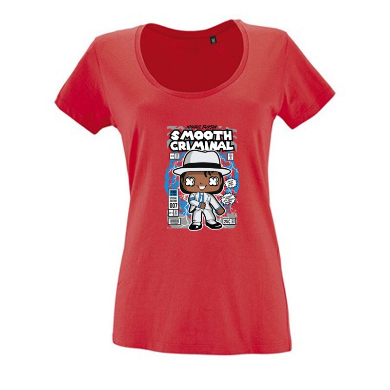 Smooth Criminal Michael Jackson Női O Nyakú Póló