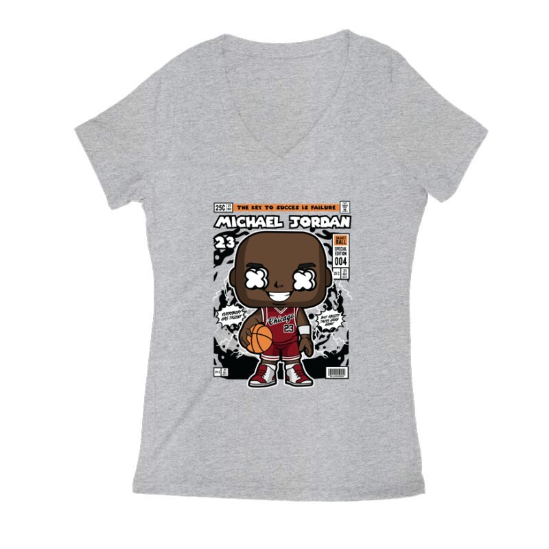 Michael Jordan Női V Kivágott póló