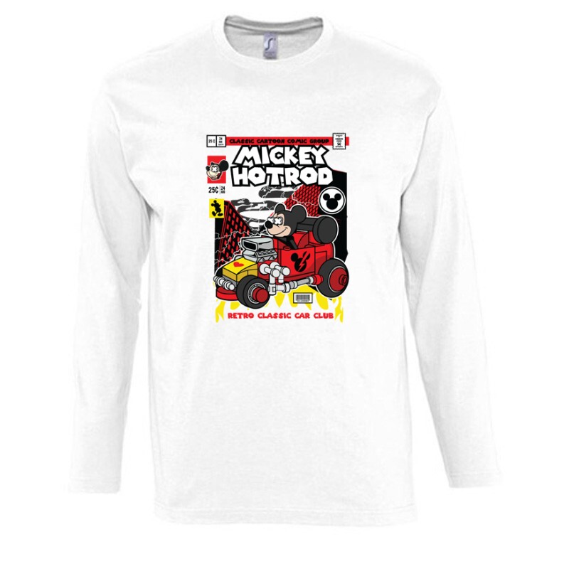 Mickey Hotrod Hosszú Ujjú Póló