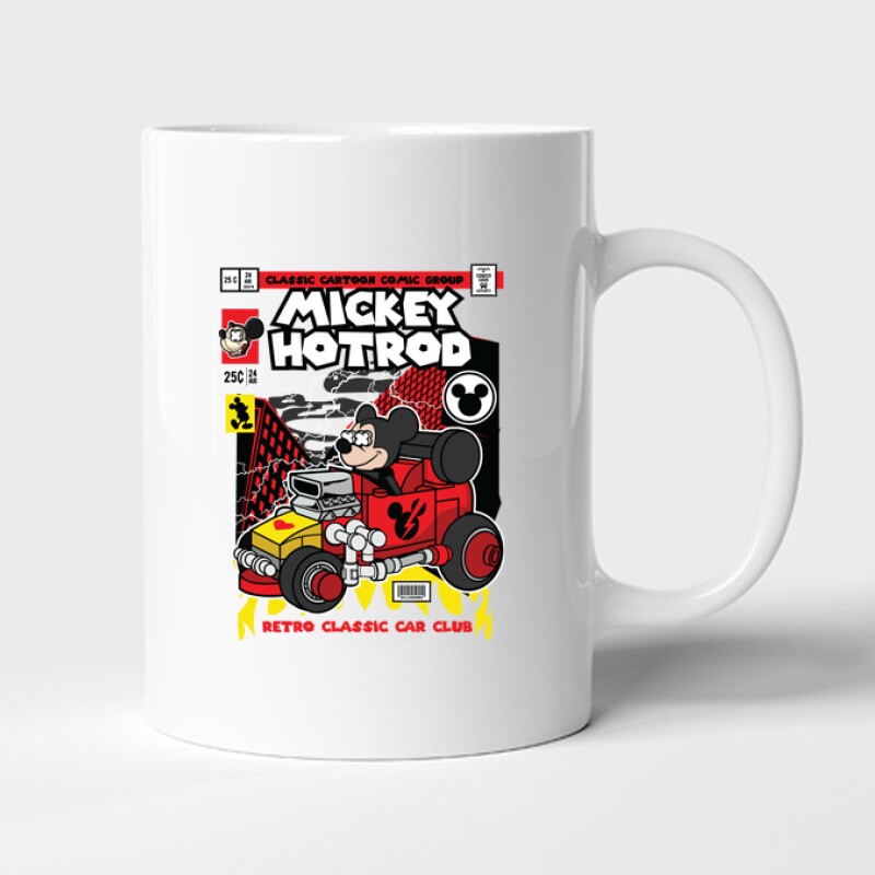 Mickey Hotrod Bögre