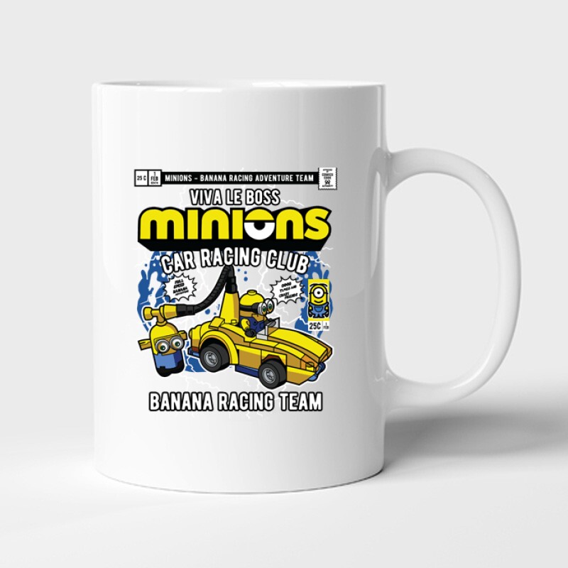 Minions Car Team Bögre