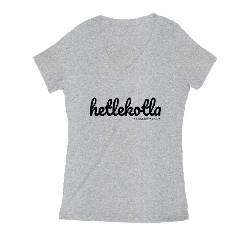 Hetlekotla Női V Kivágott póló