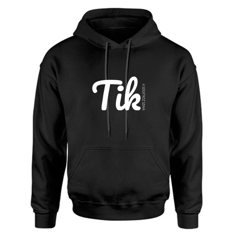 Tik Unisex Kapucnis Pulcsi