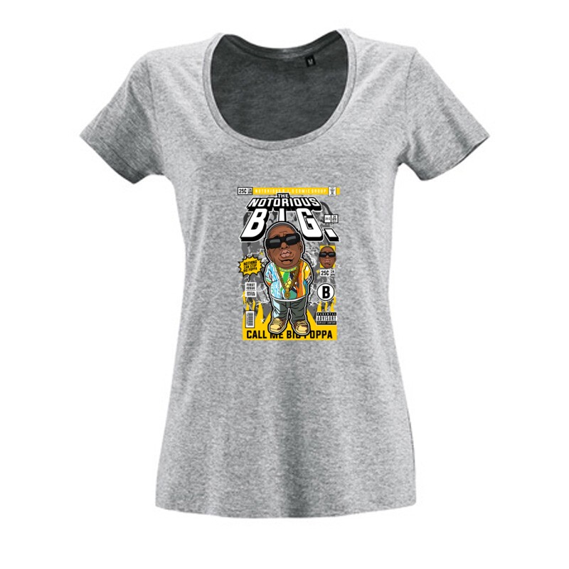 The notorious BIG Női O Nyakú Póló