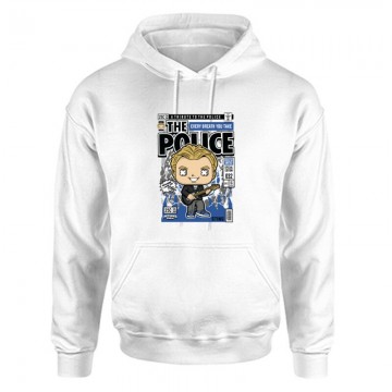 The Police Sting Unisex Kapucnis Pulcsi
