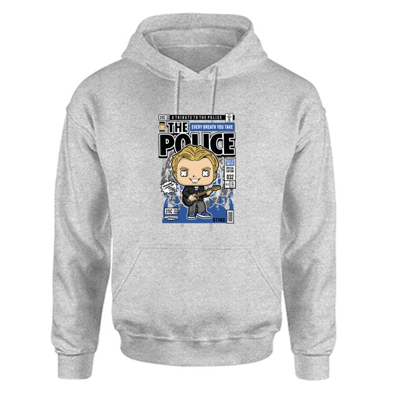 The Police Sting Unisex Kapucnis Pulcsi